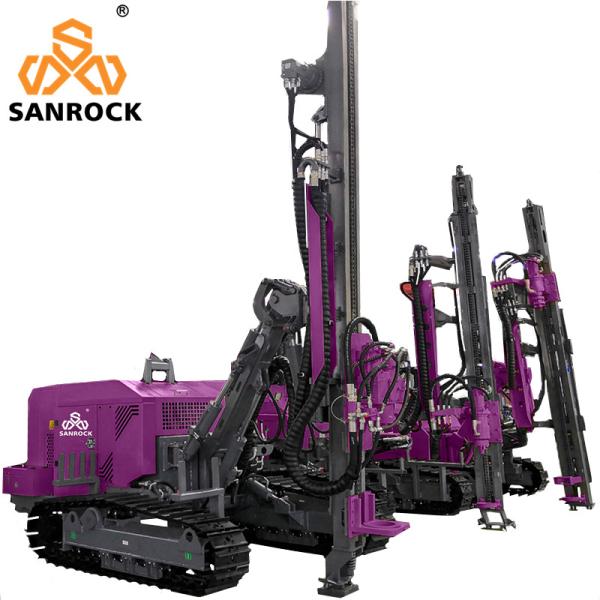 Quality Depth 50m Hydraulic DTH Drilling Machine Rotary Borehole Drilling Rig Mining Machinery for sale