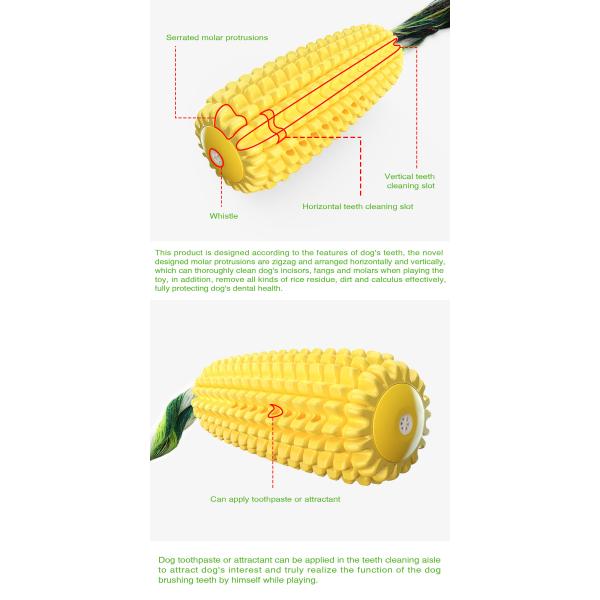 Toxic Free Squeaky Dog Toys TPR Chew Toys For Aggressive Chewers