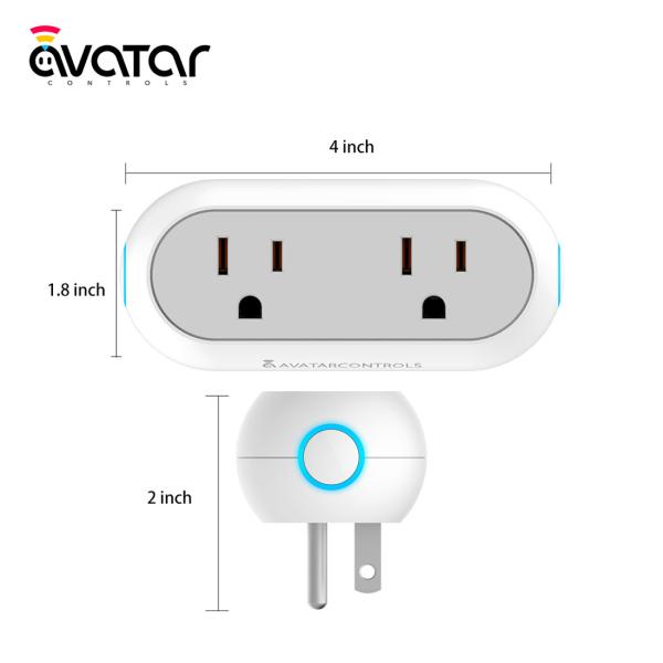 Quality 2 in 1 smart wifi plug with ETL certificate for sale