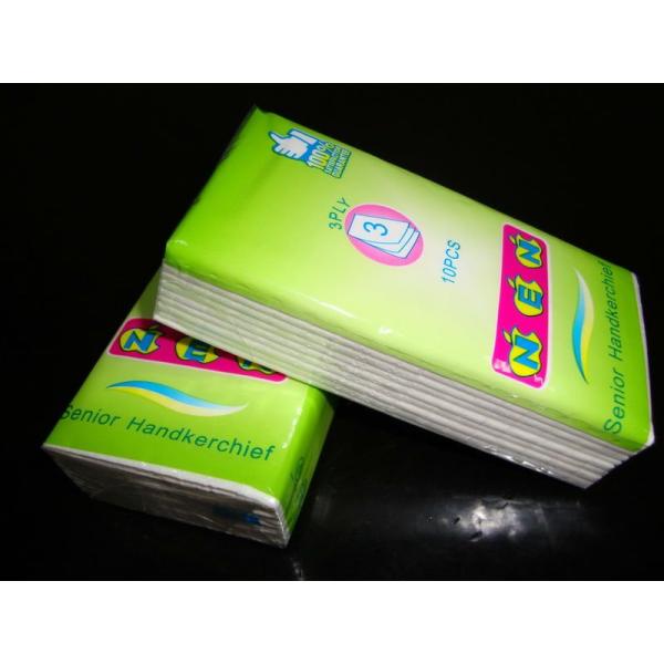 small packs facial tissue