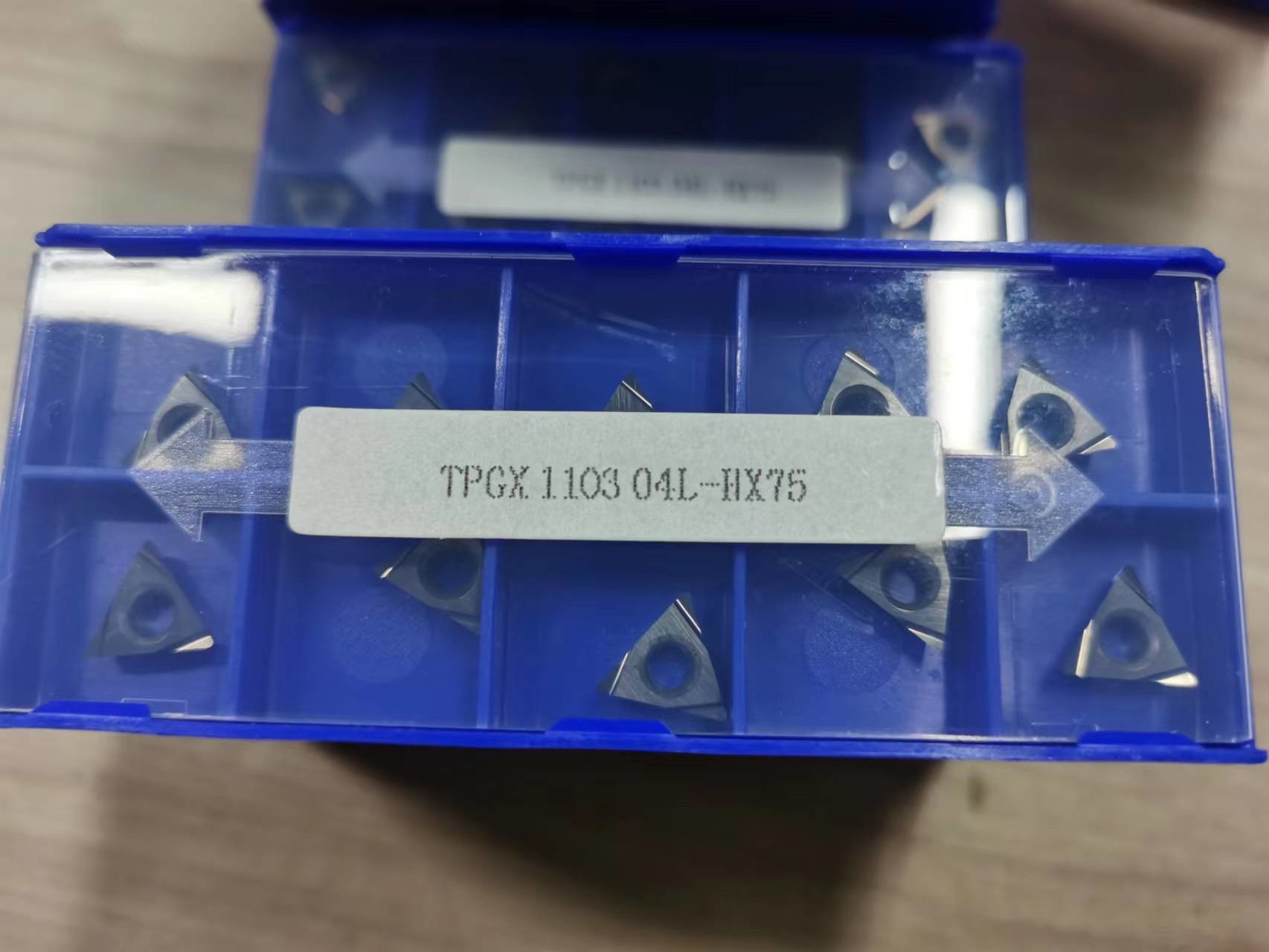 Carbide Milling Inserts TPGX 090204L Equivalent To Mitsubishi Insert