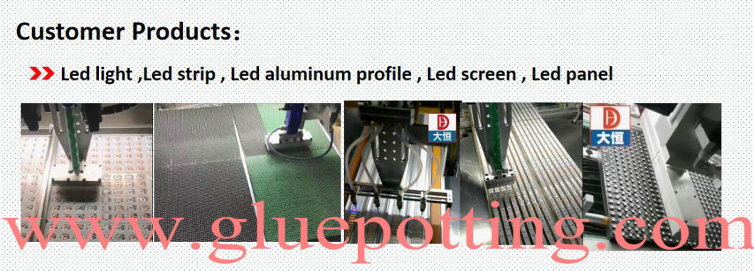 CNC CCD Visual High Precision Automatic Glue Applying Machine Dispensing with Industrial Computery Programming System