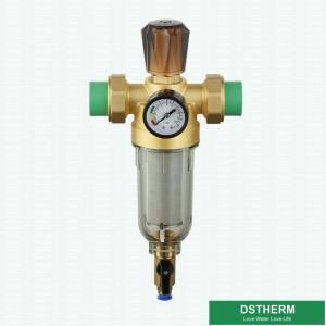 China With Pressure Meter Nickel Plated Remove Rust Water Purifier With Ppr Union Brass Pre-Filter wholesale
