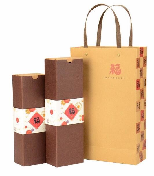 Eco Friendly Disposable Kraft Paper Take Out 2 Pack Coffee Cup Drink Carriers 2 Pack Paper Cup Holders bagease package