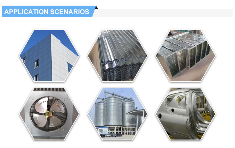 Hot Dx51d Dx52d Dx53d Galvanized Plate Steel Sheet with Full Hardness and Thickness 0.12mm-6mm