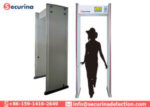 China 33 Zones Security Walk Through Metal Detectors Weapon Inspection Devices 2 Years Warranty wholesale