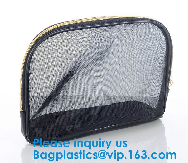 Mesh Cosmetic Bag Promotional 5pc Basics Makeup Bag Set, Mesh Cosmetic Bag Makeup Bags, Makeup Pouch
