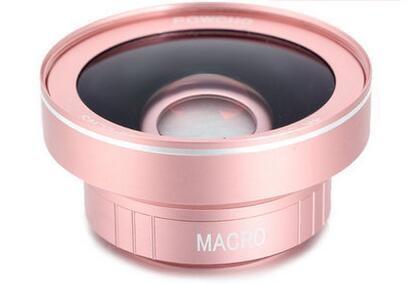 Quality 3 In 1 Pink Mobile Phone Macro Lens High Definition With Universal Clip for sale