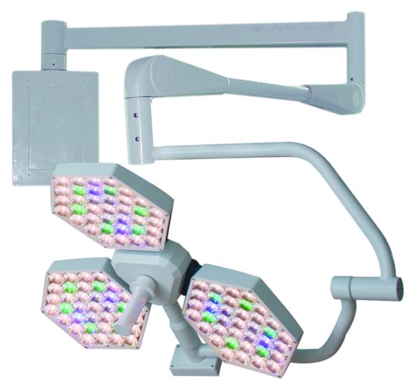 Quality 120000 LUX 96 Ra Wall Mounted Operating Room Lamp With Adjusting Color Temperature for sale