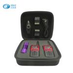 Custom PU Leather EVA Tool Case Intercom Package With Soft Lining Layer