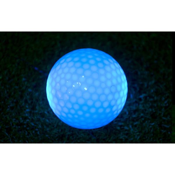 Customized Multi-Color LED golf balls electronic Reusable Luminous Night print LED flashing Golf ball