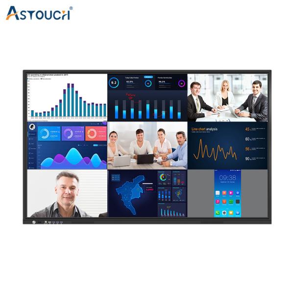 LCD Interactive Touch Screen Smart Board In The Classroom Support ODM
