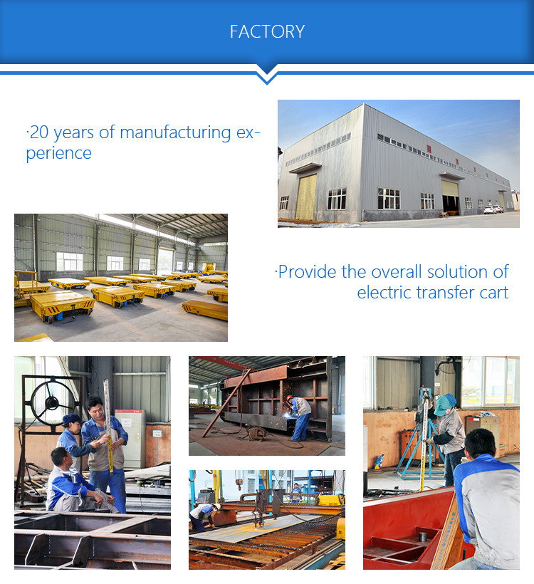 Factory V-Deck Frame Electric Coil Moving Trolley