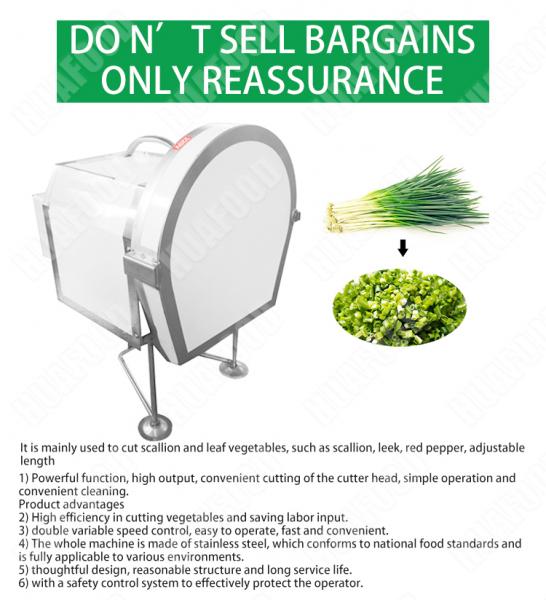 Good Price Vegetable Chilli Lettuce Cutter Celery Basil Chives Chopping Machine Parsley Leek Garlic Sprouts Cutting Machine