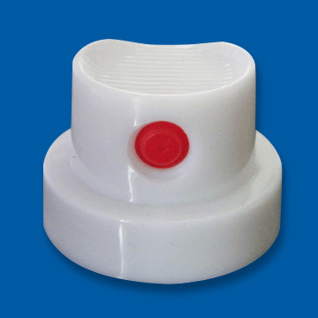 Black PP Aerosol Actuator Spray Paint Nozzle 0.64mm