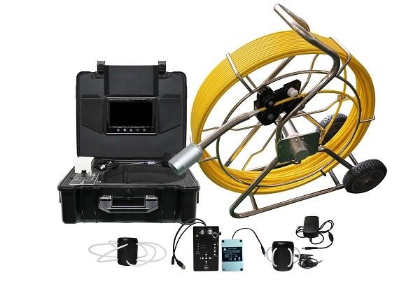 Quality Self-leveling & Locating & Meter Counter & DVR Function Pipe Sewer Drain Inspection Camera for sale