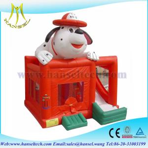 China Hansel perfect spotty dog inflatable bounce castle with slide for kids on sale