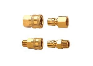 China Hydraulic Brass Quick Coupling 1/8 For Non Valved Applications wholesale