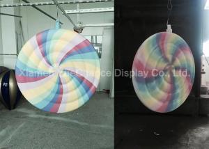 Shop Display Custom Color Giant Fiberglass Lollipop Diameter 80cm OEM Design