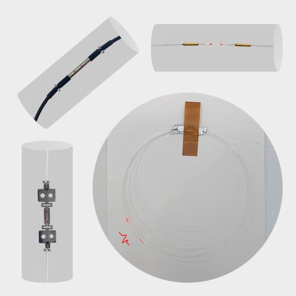 Quality Telecommunication Fiber Bragg Grating Sensors FBG Array 1460nm 1610nm for sale
