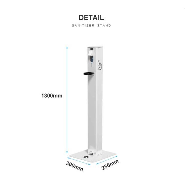 Custom Touch Free Hands Wash Station Hands Free Foot Operated Sanitizer Dispenser Stand