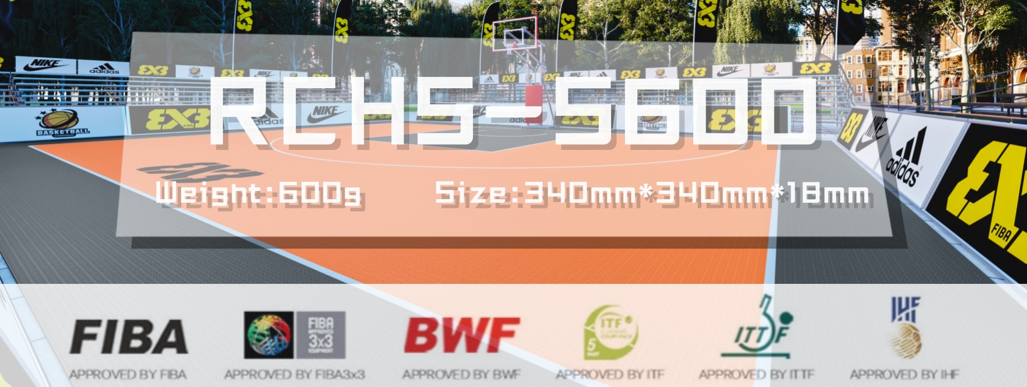 Badminton Tennis Pickleball Pp Outdoor Basketball Court Flooring Sport Court Tiles Interlocking
