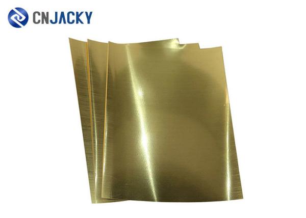 Quality A4 / A3 Size Plastic ID Card Making Smart Card Material Gold Inkjet Lamination PVC Sheet for sale