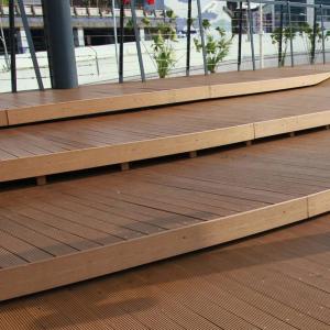 China Waterproof WPC Deck Board Extruded Outdoor Wood Plastic Composite Floor wholesale