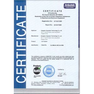 Qingdao Unipower Technology Co.,Ltd. Certifications