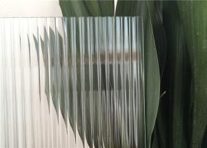 Opaque Decorative Patterned Glass Chrome / Black Chrome / Satin Nickel Electroplating