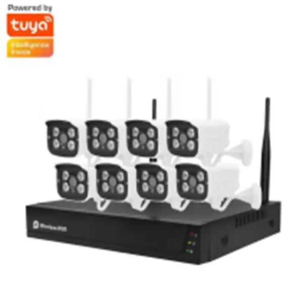Quality 4/8 Channels NVR Security Cameras Tuya Smart WiFi Camera With Home System Life for sale