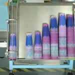 Automatic servo one color plastic cone cup screen printing machine with auto