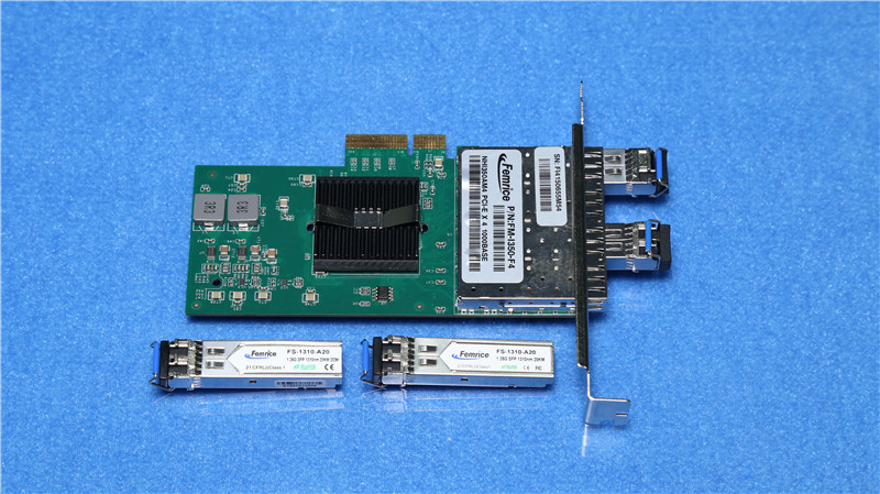 1000Mbps Quad Port Gigabit Ethernet Server Network Adapter PCI-Express x4 Compatible with x8 x16 Server Lan Card