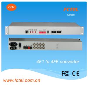 China With snmp support vlan 4E1 to FE + POE Protocol Media Converter wholesale