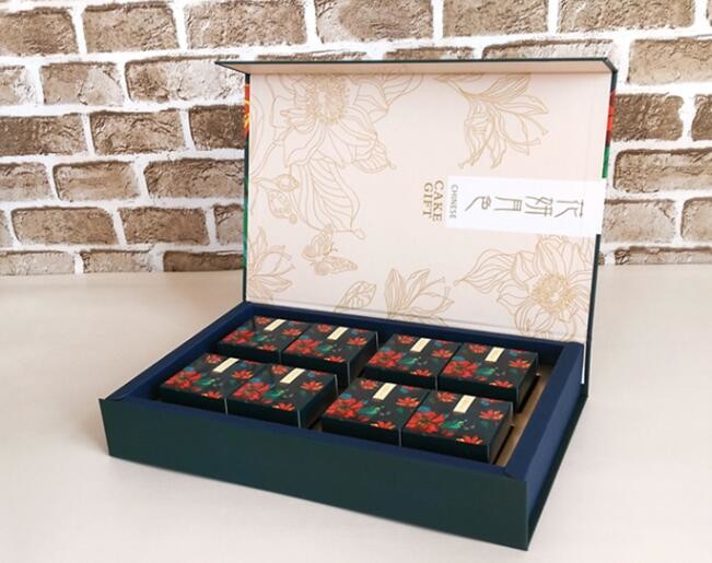 Custom design gradient color luxury paper packaging gift box with lid,Paper Flower Box Florist Bouquet Box Packaging Ros
