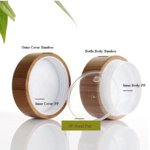 Ecological 20ml 30ml Biodegradable Cosmetic Jars Cream Lotion Bottle BPA Free