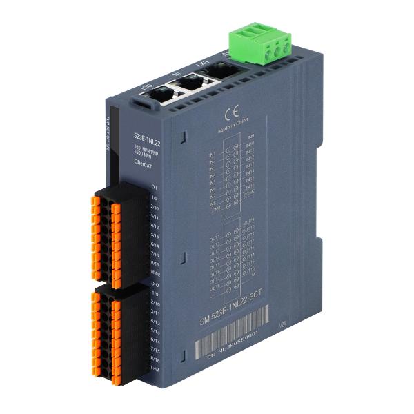 Quality EtherCAT I/O Slave Module 24V DIN Mounted 2 RJ45 Connector IP20 Grade for sale