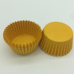 China Pumpkin Custom Cupcake Wrappers , Muffin Paper Liners Food Grade For Kid Party wholesale