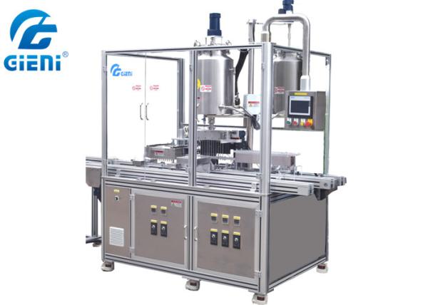 Quality Automatic 12 Nozzles Cosemtic Filling Machine For Lipstick With Color Cover for sale