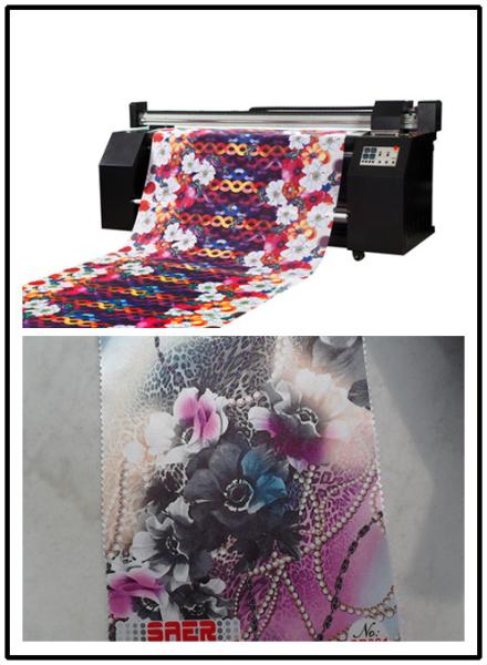 Quality Digital Inkjet Fabric Sublimation Printing Plotter Machine 1400DPI for sale