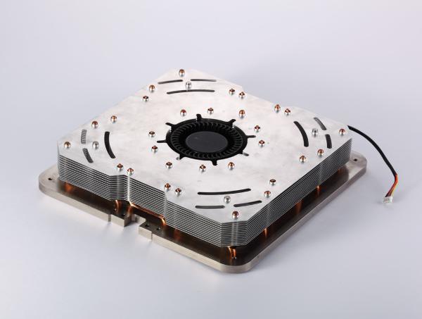 Quality Flexible CPU Copper Pipe Heatsink Anti Anodizing Finishing Customized for sale