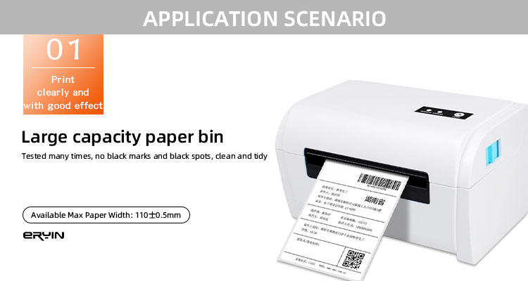 Desktop Thermal Label Printer with 160mm/s Black Print Speed and USB / LAN / Bluetooth