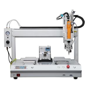 China Highly Reliable Automatic Screw Machine Robot Desktop Two Operation Position wholesale