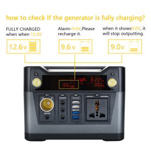 China Portable Solar Powered Generator , Portable Generator Lithium Portable Power Station on sale