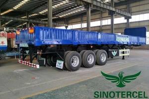 Pallet Transport Sidewall Semi Trailer 20000kg-70000kg Cargo Container Trailer
