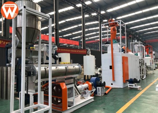 Quality Wet Type 4T/H 2m³ Mixer Floating Fish Feed Machine for sale