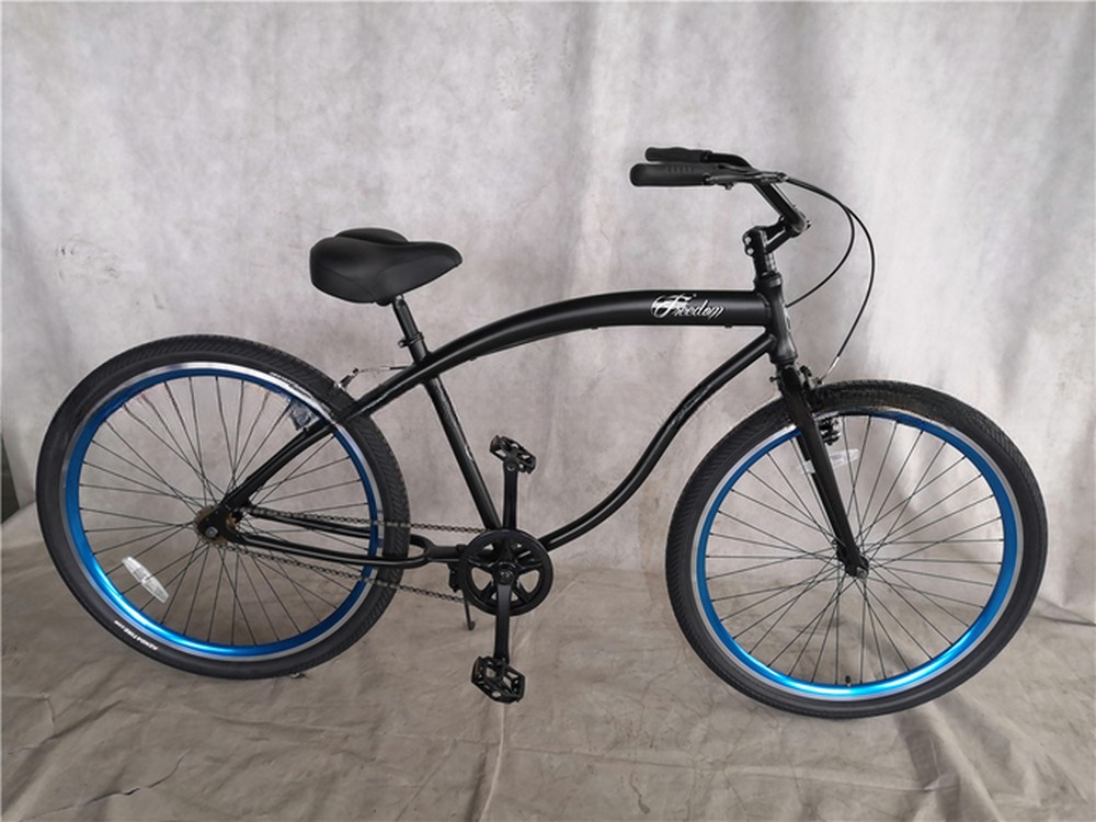 26" Aluminum Frame Single Gear Hybrid Women's Beach Cruiser Bike 2024 Non-Rear Damper