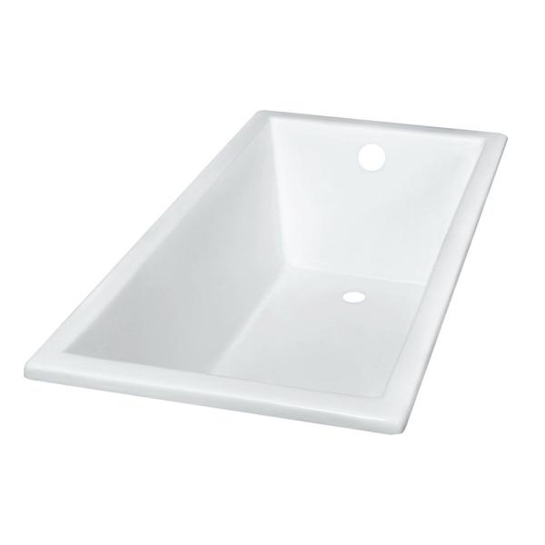 Drop In Alcove Embedded Undermount Bath Tubs Acrylic Rectangle 60x36 Inch