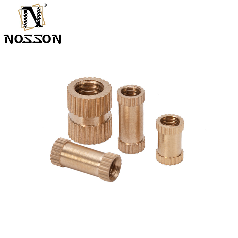 Metric Stainless Steel Ultimate Product Brass Knurled Nut Insert for Heavy Industry M3 M4 M5 M6 M8 M10 M12 1/4 3/8 5/16