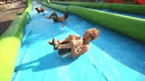China 1000 ft Slip n Slide Inflatable Slide The City wholesale